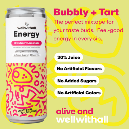 Strawberry Lemonade Energy Drink (12 Pack)