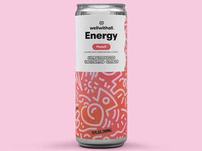 Peach Energy Drink (12 Pack)