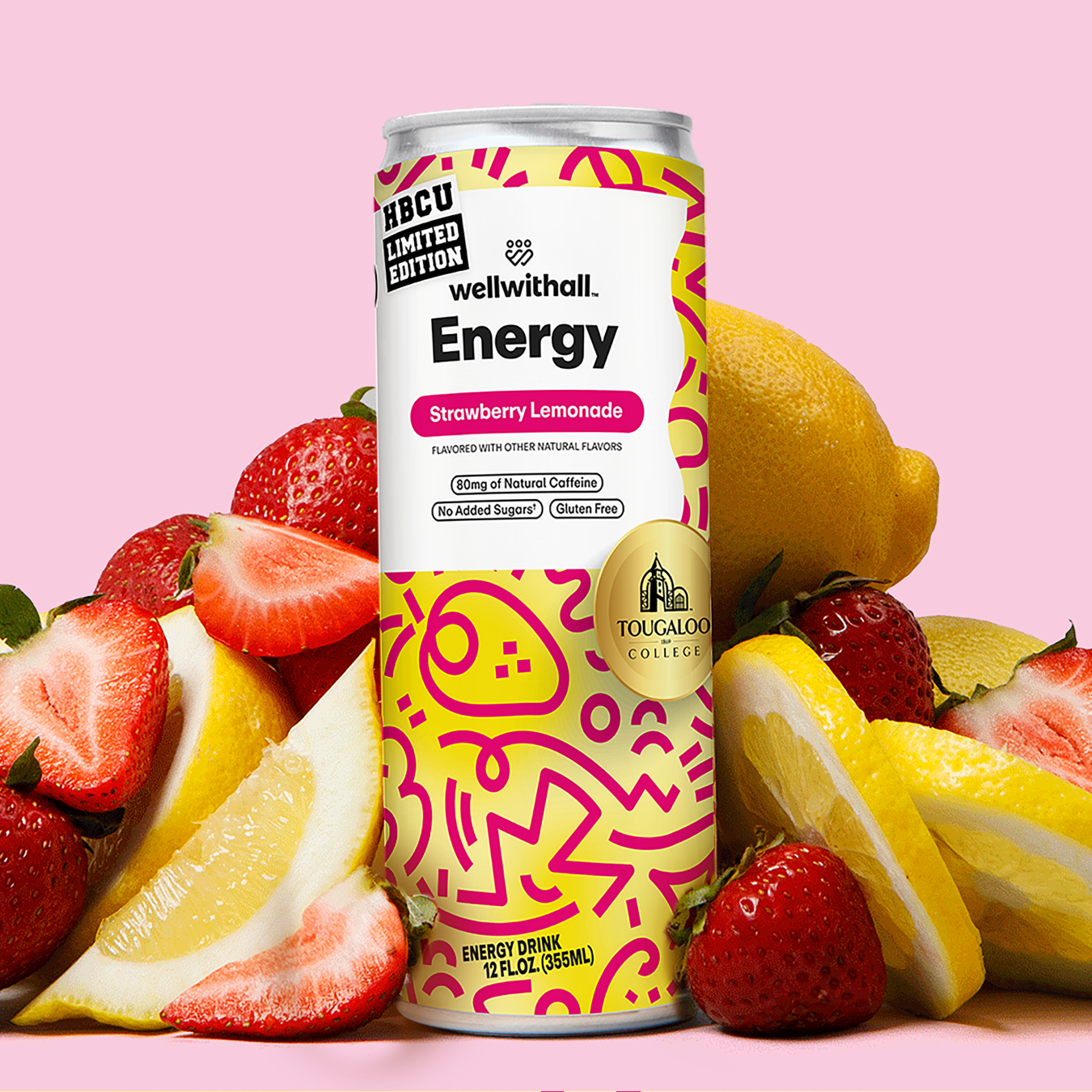 HBCU Limited Edition | Tougaloo College Strawberry Lemonade Energy Drink