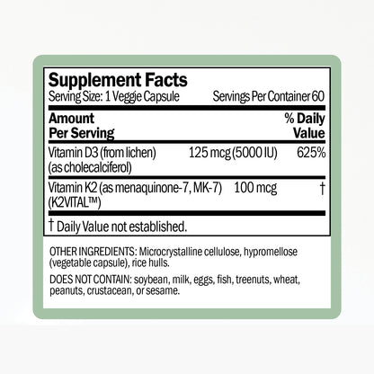 Vitamin D3 &amp; K2